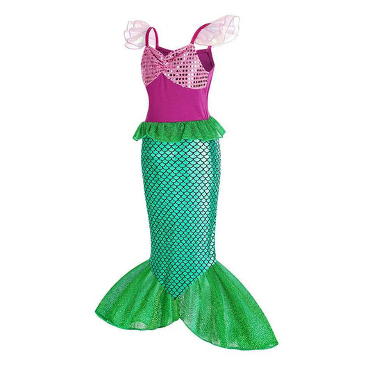 Enchanting Disney Ariel Princess Dress Glitter For Parties - ToylandEU