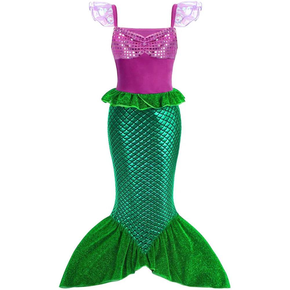 Enchanting Disney Ariel Princess Dress Glitter For Parties - ToylandEU