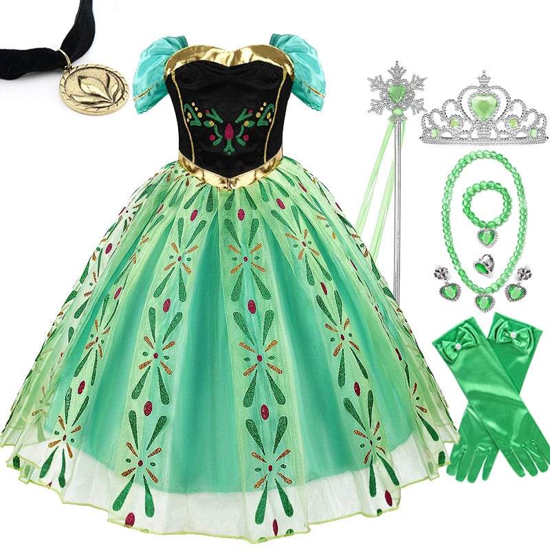 Enchanting Disney Elsa Dress Lace For Birthday Party - ToylandEU
