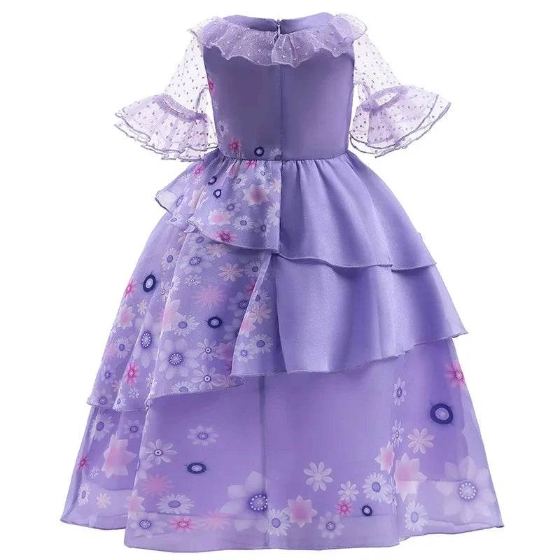 Enchanting Disney Princess Dress Purple Ruffles For Girls - ToylandEU