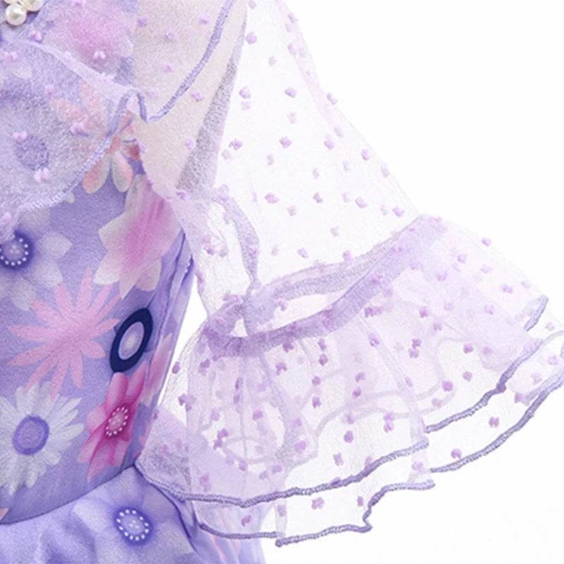 Enchanting Disney Princess Dress Purple Ruffles For Girls - ToylandEU