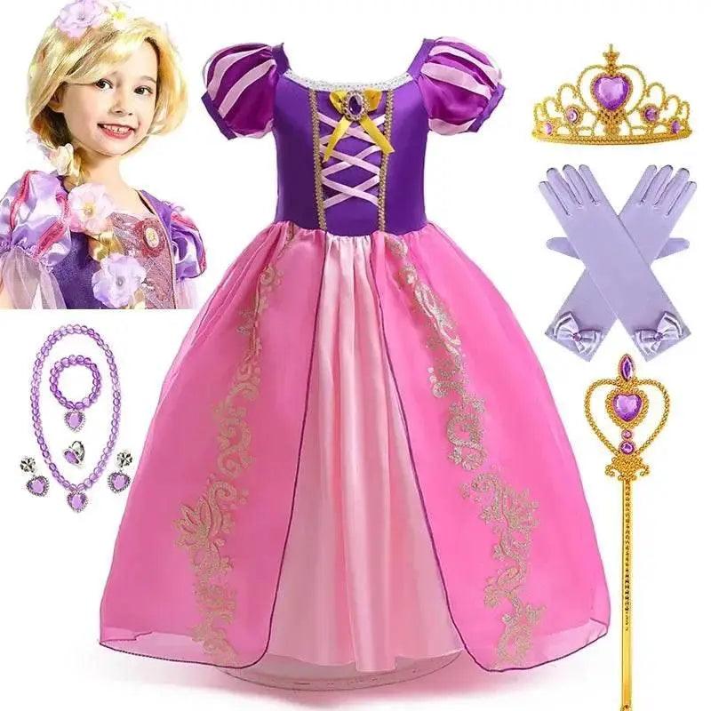  Enchanting Disney Rapunzel Dress Costume 7 Toyland EU -  ToylandEU™