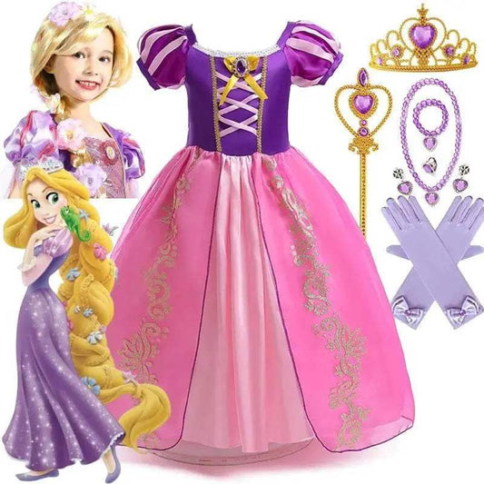  Enchanting Disney Rapunzel Dress Costume 7 Toyland EU -  ToylandEU™