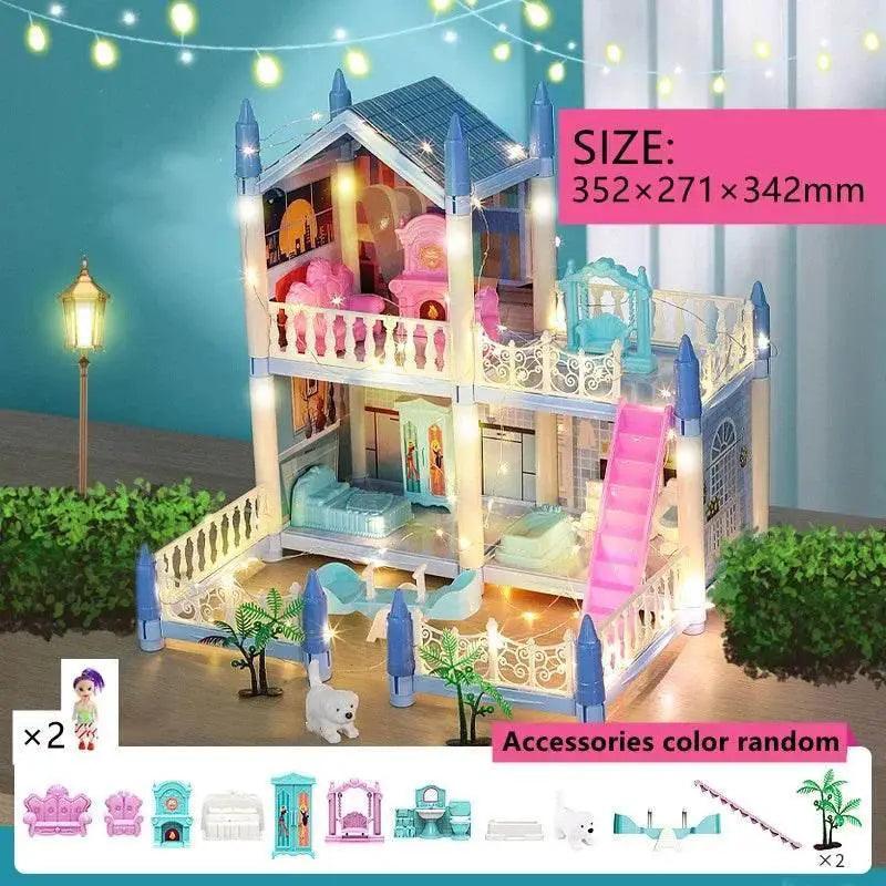  Enchanting Dollhouse Castle 3D LED Gift Toyland EU -  ToylandEU™