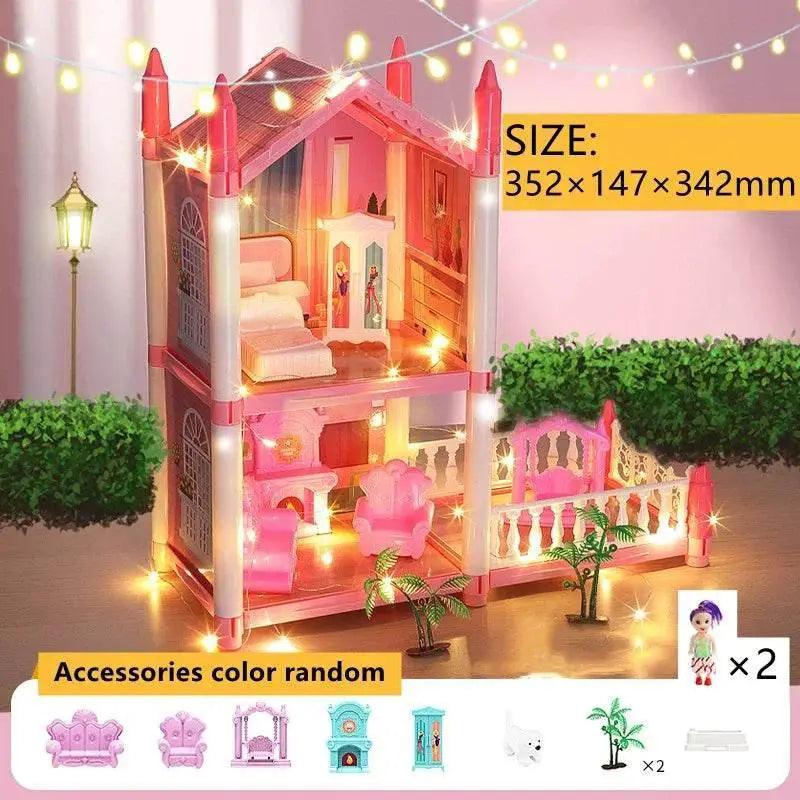  Enchanting Dollhouse Castle 3D LED Gift Toyland EU -  ToylandEU™