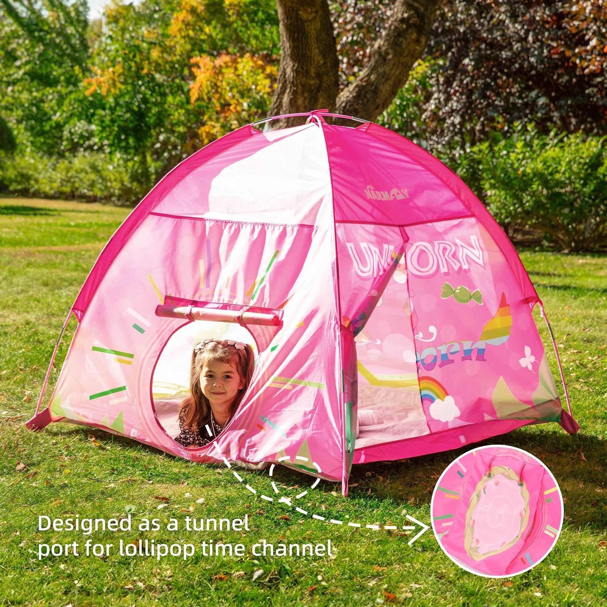 Enchanting Dome Tent Unicorn Princess For Girls And Kids - ToylandEU