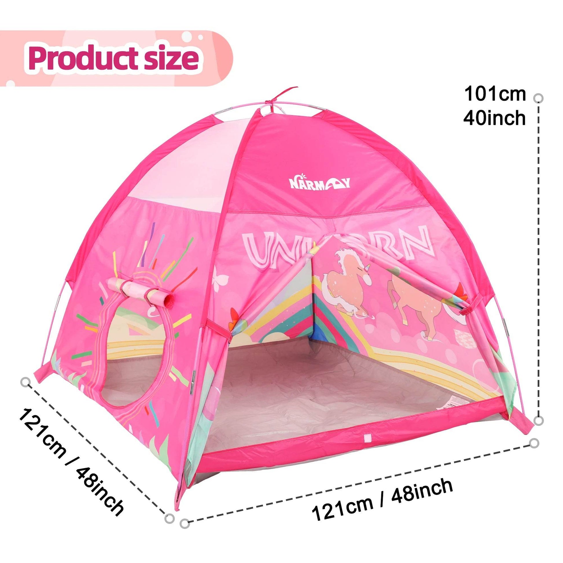 Enchanting Dome Tent Unicorn Princess For Girls And Kids - ToylandEU
