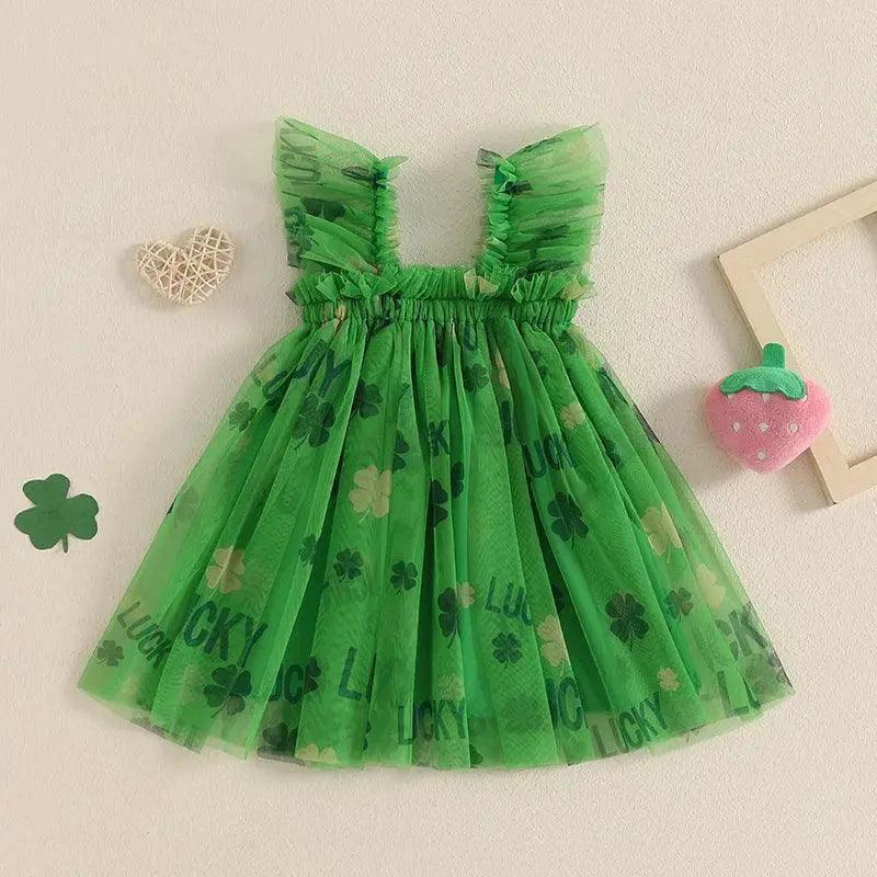  Enchanting Dress Sleeveless Clover Print Toyland EU -  ToylandEU™
