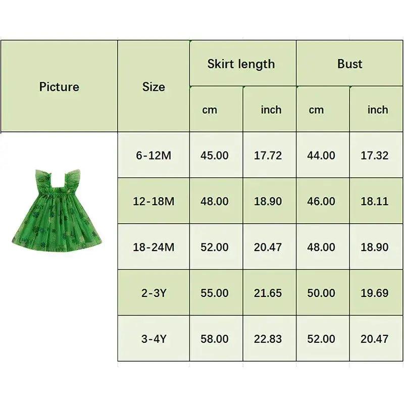  Enchanting Dress Sleeveless Clover Print Toyland EU -  ToylandEU™