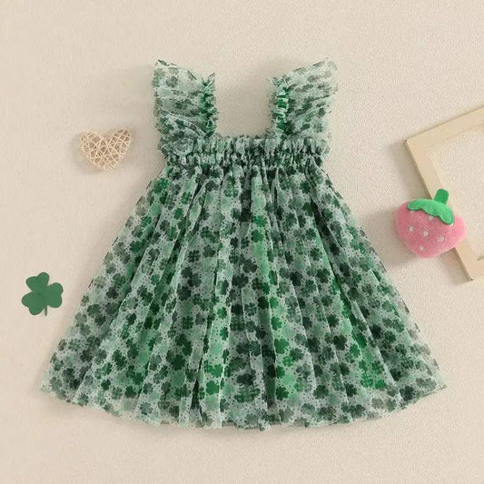  Enchanting Dress Sleeveless Clover Print Toyland EU -  ToylandEU™