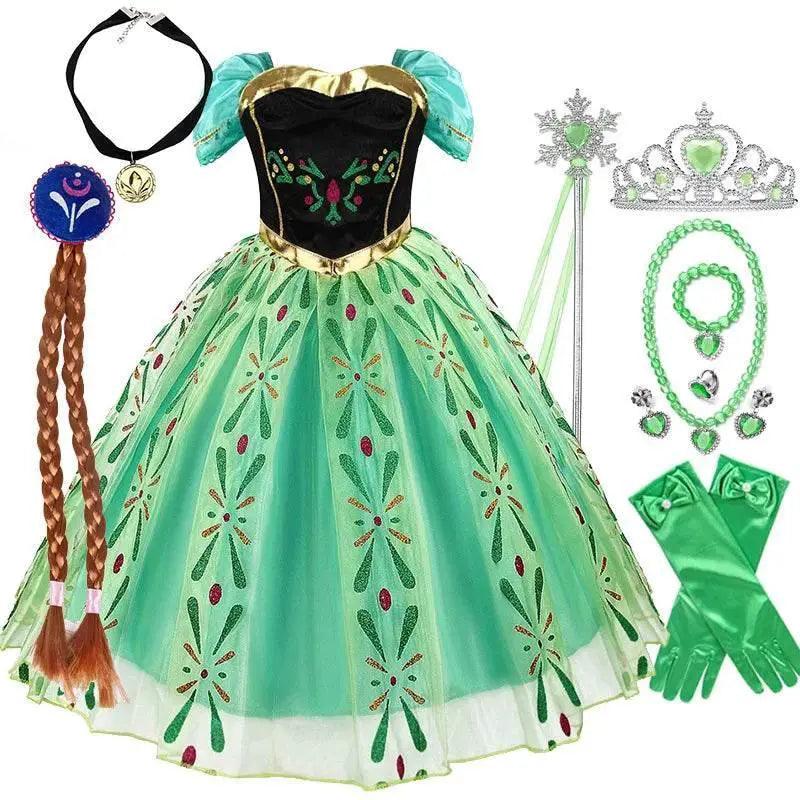  Enchanting Elsa Costume Dress Knee Length Toyland EU -  ToylandEU™