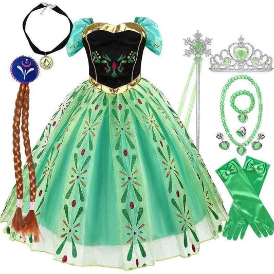  Enchanting Elsa Costume Dress Knee Length Toyland EU -  ToylandEU™