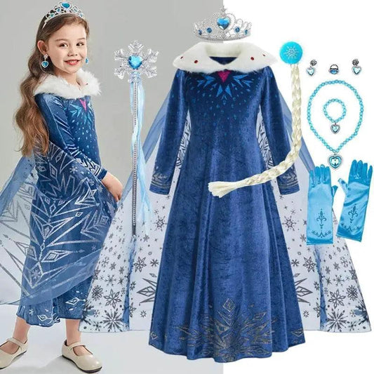  Enchanting Elsa Costume Lace Dress Toyland EU -  ToylandEU™
