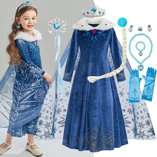  Enchanting Elsa Costume Lace Dress Toyland EU -  ToylandEU™