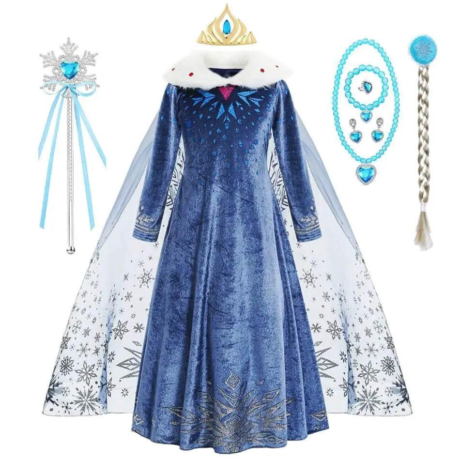  Enchanting Elsa Dress Appliques Party Dress Toyland EU -  ToylandEU™