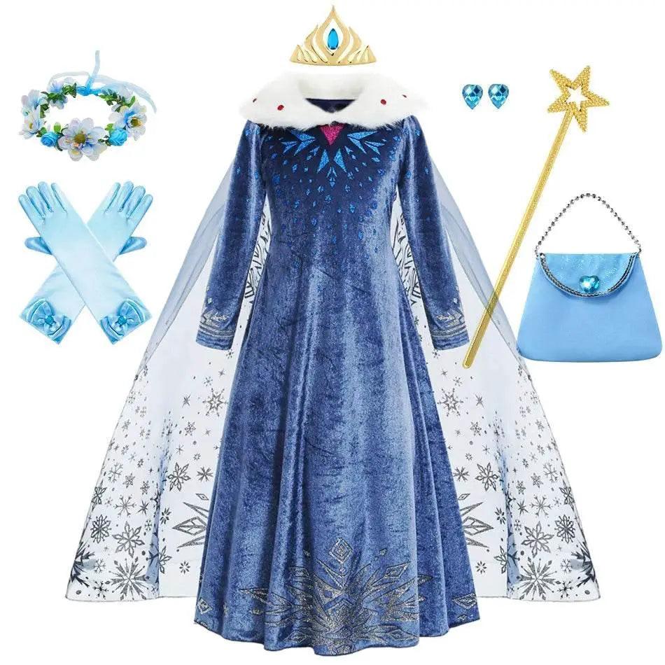  Enchanting Elsa Dress Appliques Party Dress Toyland EU -  ToylandEU™