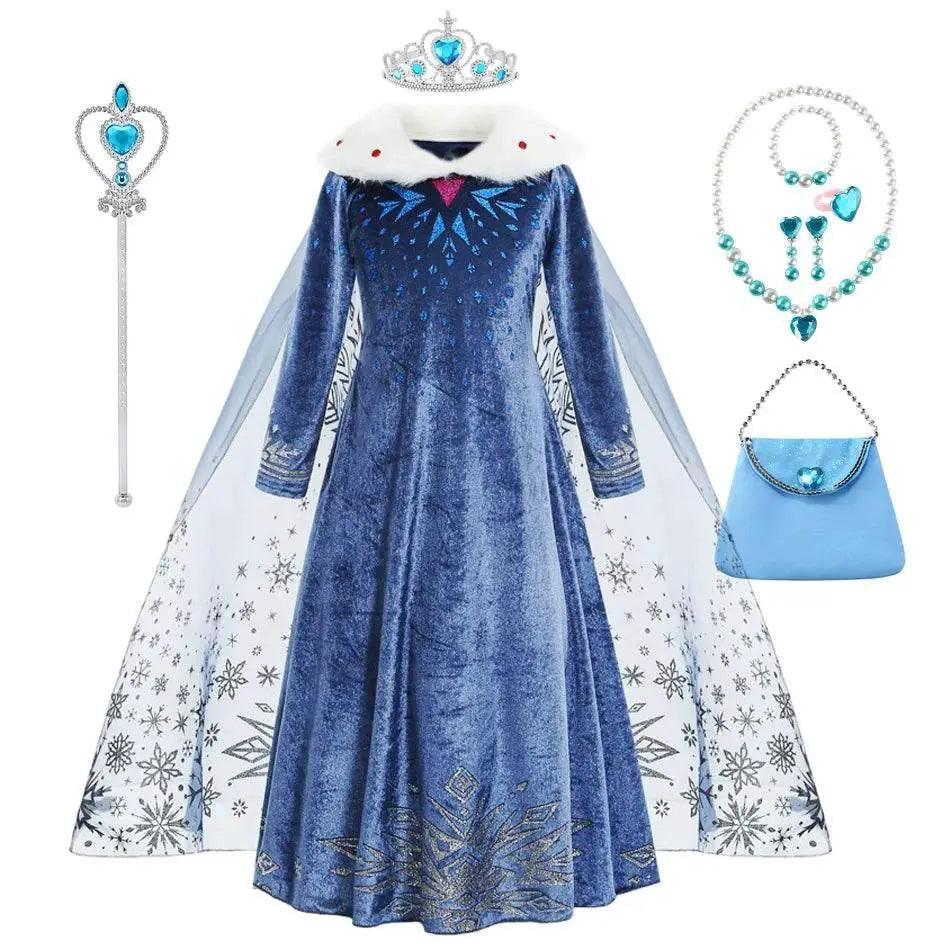  Enchanting Elsa Dress Appliques Party Dress Toyland EU -  ToylandEU™