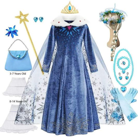  Enchanting Elsa Dress Appliques Party Dress Toyland EU -  ToylandEU™