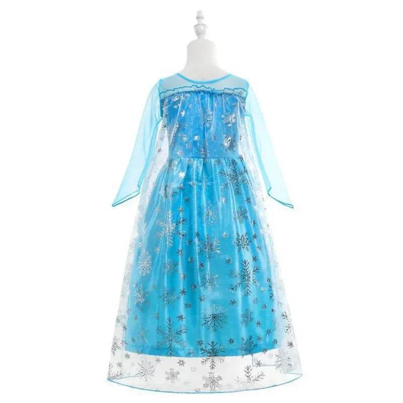 Enchanting Girls Elsa Cape Costume Snow Queen For Carnival - ToylandEU