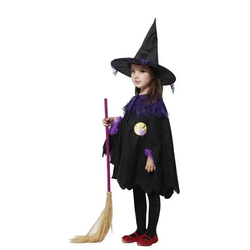  Enchanting Girls' Witch Cloak - Perfect for Halloween and Celebrations -  ToylandEU™