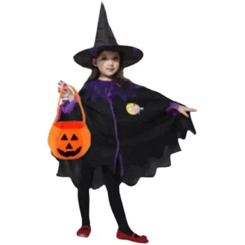 Enchanting Girls' Witch Cloak - Perfect for Halloween and Celebrations -  ToylandEU™