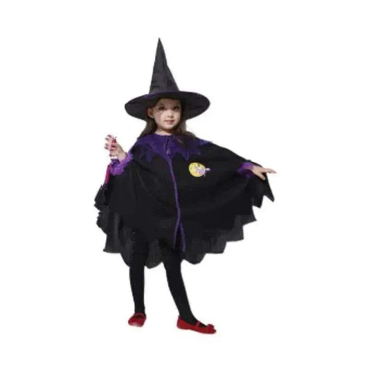 Enchanting Girls' Witch Cloak - Perfect for Halloween and Celebrations - ToylandEU