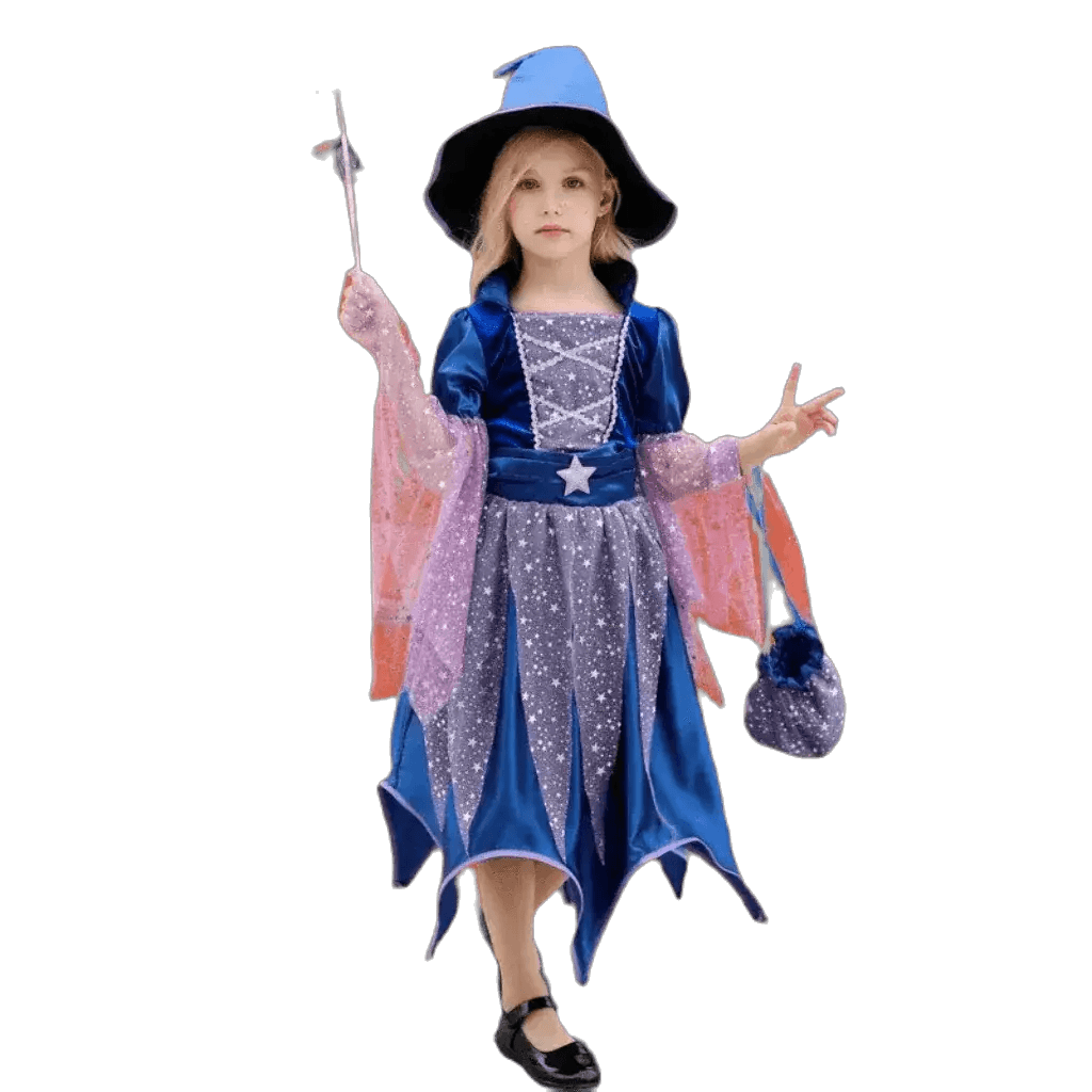  Enchanting Girls' Witch Costume Set with Hat & Bags for All Occasions -  ToylandEU™