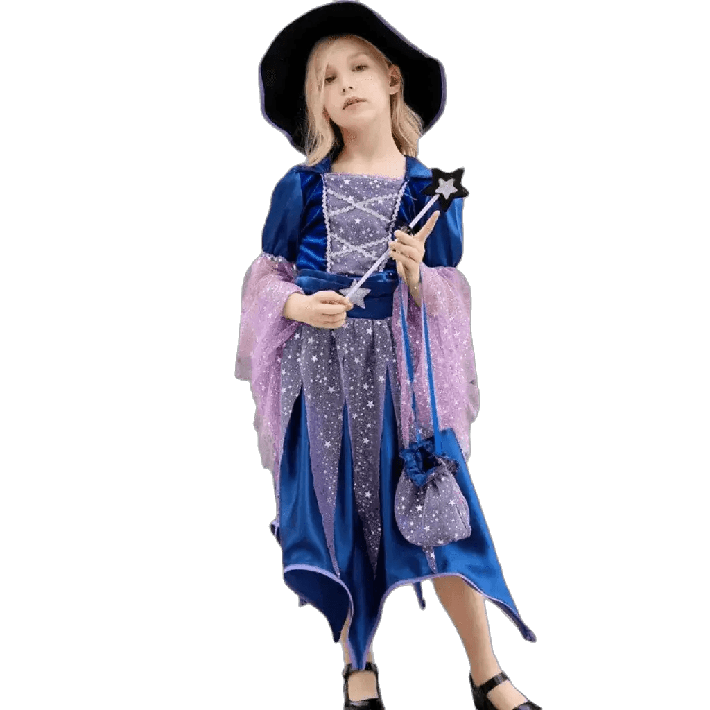  Enchanting Girls' Witch Costume Set with Hat & Bags for All Occasions -  ToylandEU™