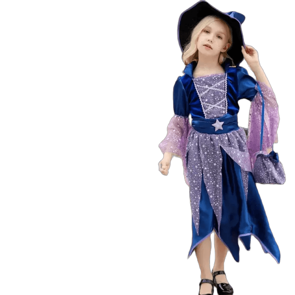  Enchanting Girls' Witch Costume Set with Hat & Bags for All Occasions -  ToylandEU™