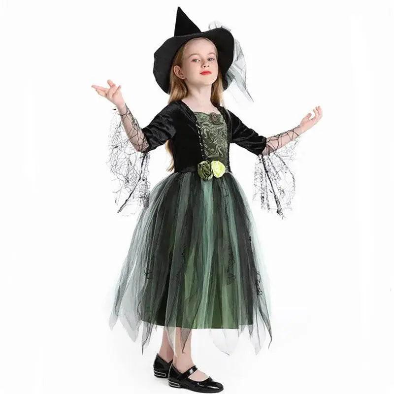  Enchanting Green Witch Costume for Girls - Perfect for Halloween Fun -  ToylandEU™