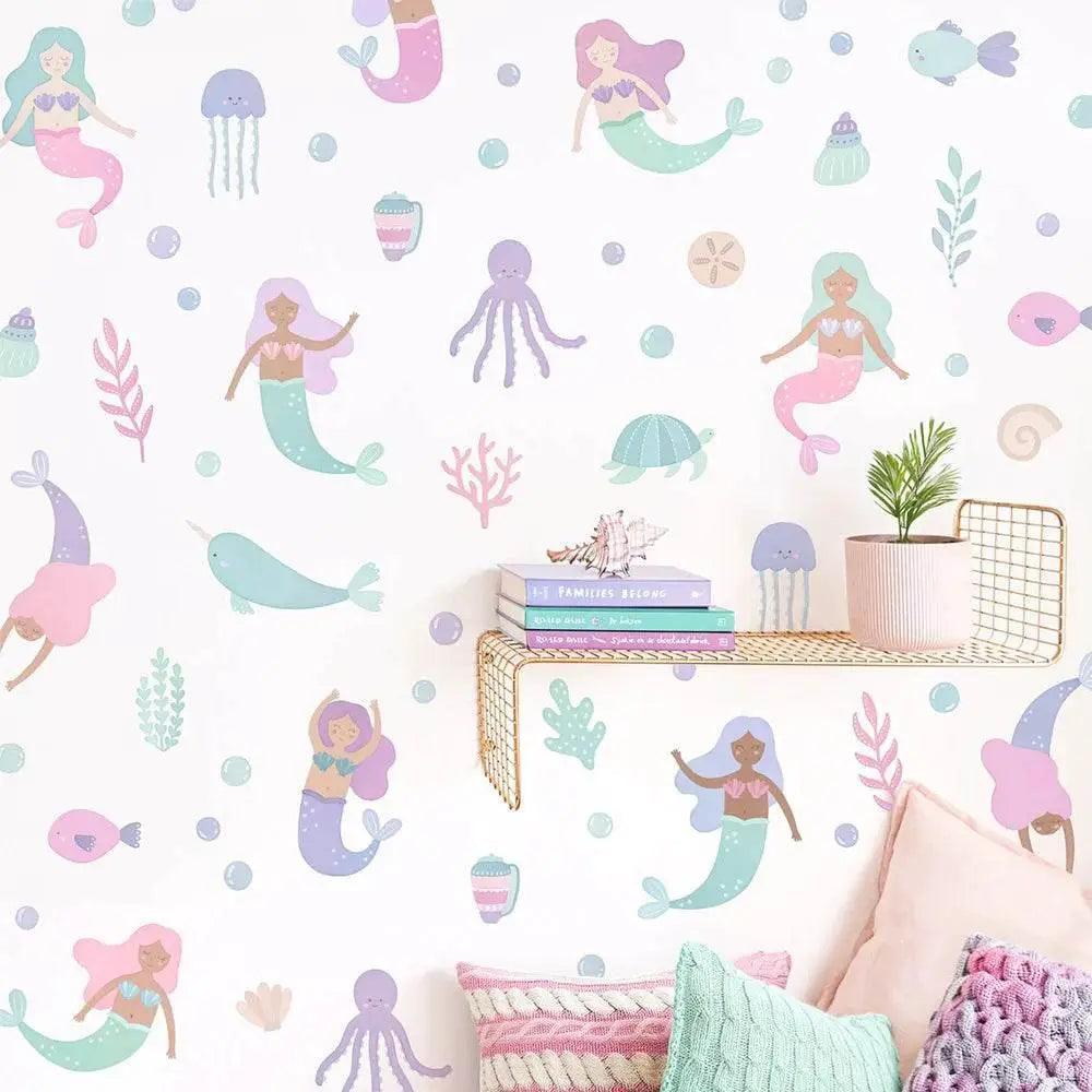  Enchanting Mermaid 3D Wall Stickers Toyland EU -  ToylandEU™