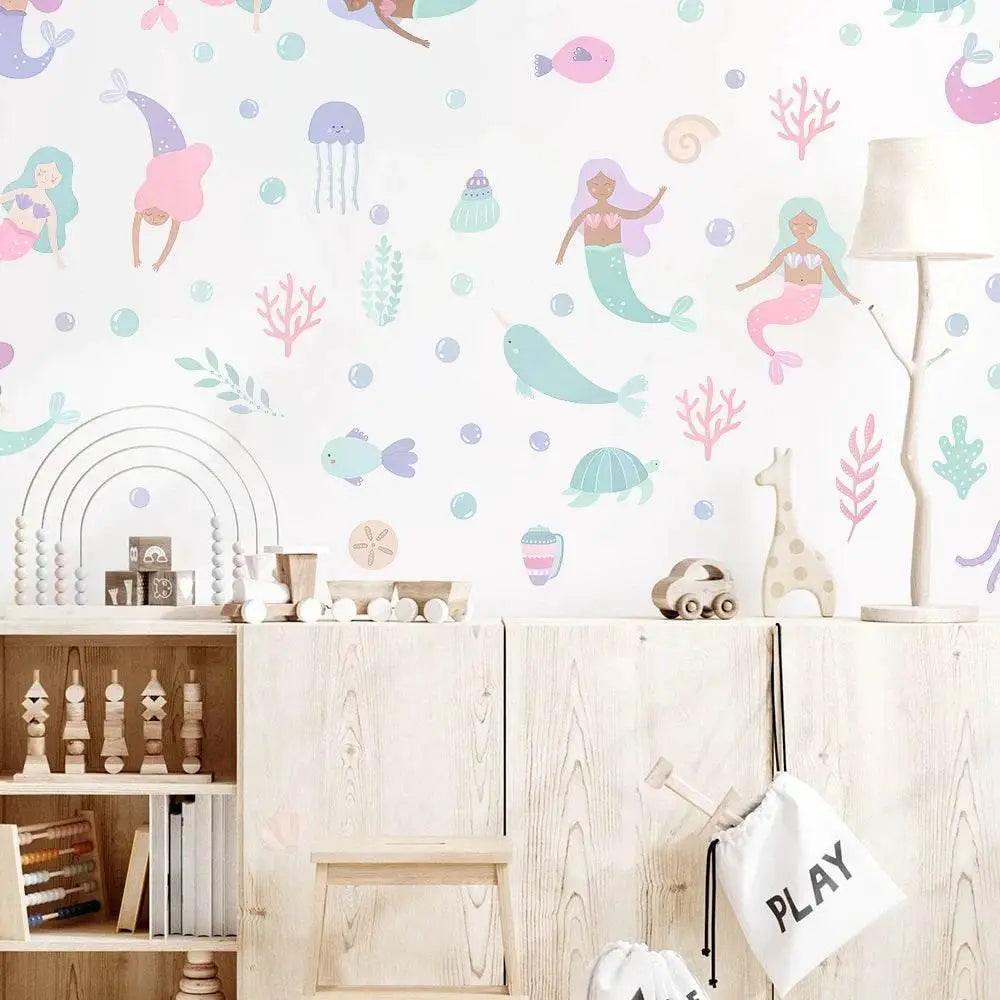  Enchanting Mermaid 3D Wall Stickers Toyland EU -  ToylandEU™