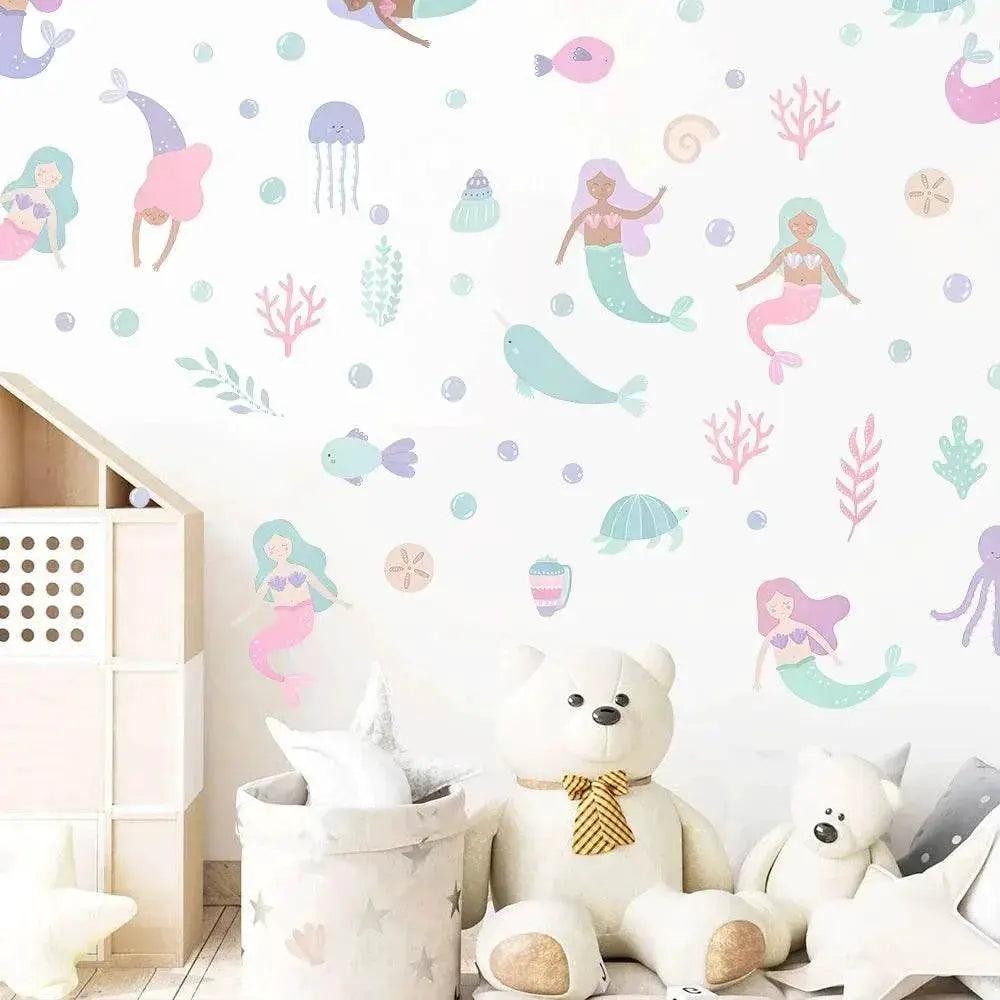  Enchanting Mermaid 3D Wall Stickers Toyland EU -  ToylandEU™