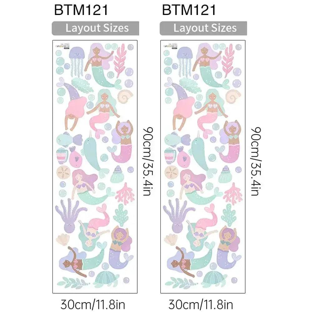  Enchanting Mermaid 3D Wall Stickers Toyland EU -  ToylandEU™