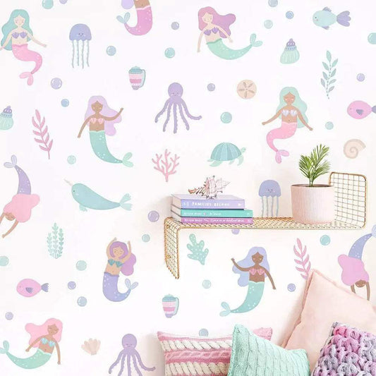  Enchanting Mermaid 3D Wall Stickers Toyland EU -  ToylandEU™
