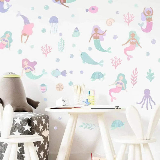  Enchanting Mermaid 3D Wall Stickers Toyland EU -  ToylandEU™