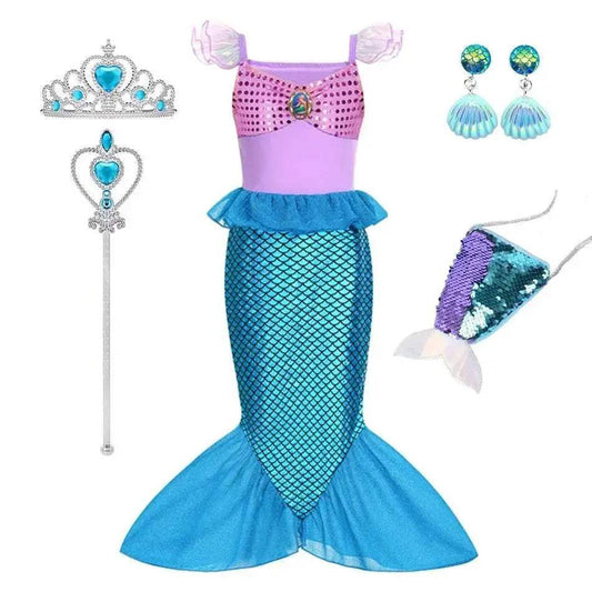  Enchanting Mermaid Dress Ankle Length Party Toyland EU -  ToylandEU™