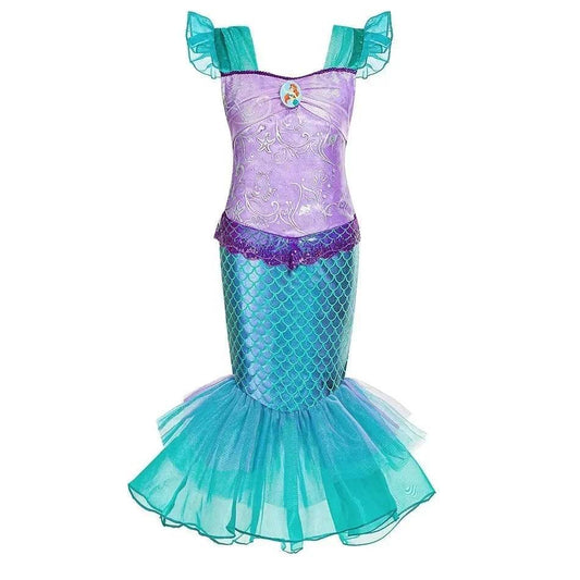Enchanting Mermaid Gown Ankle Length For Girls Four To Ten - ToylandEU