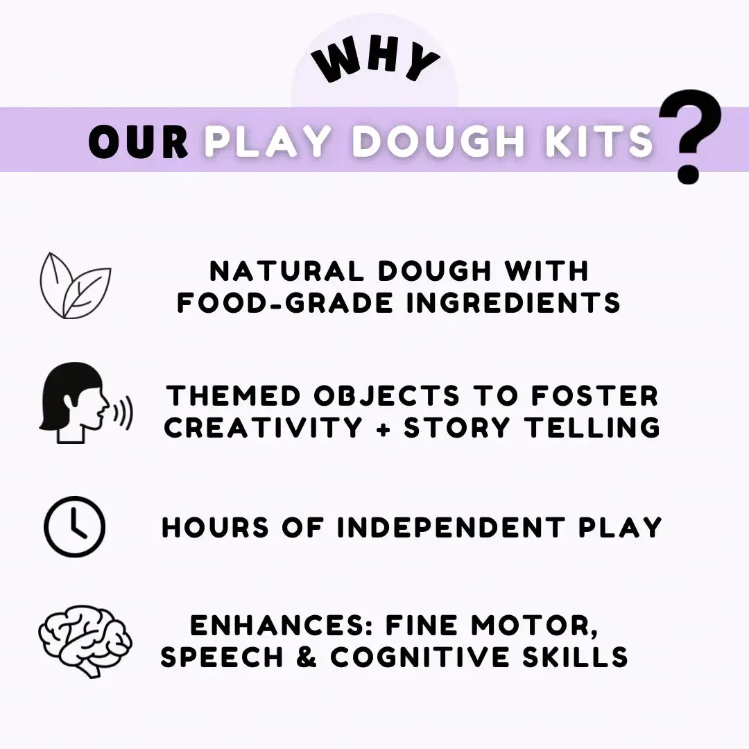 Enchanting Mermaid Playdough Sensory Kit - ToylandEU