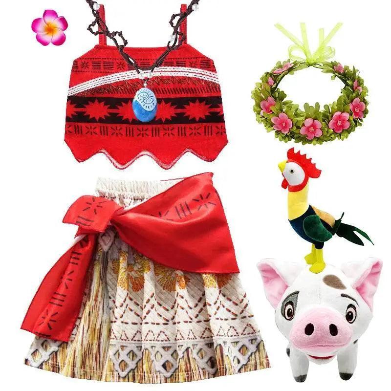  Enchanting Moana Costume Dress Appliques Toyland EU -  ToylandEU™