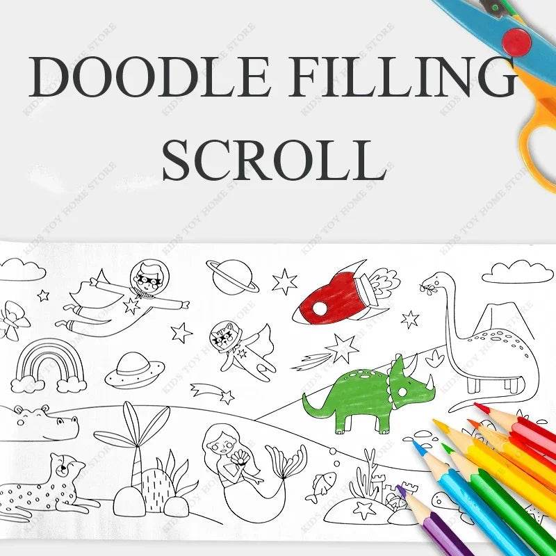 Endless Creativity with Kids DIY Colorful Graffiti Art Scrolls - ToylandEU