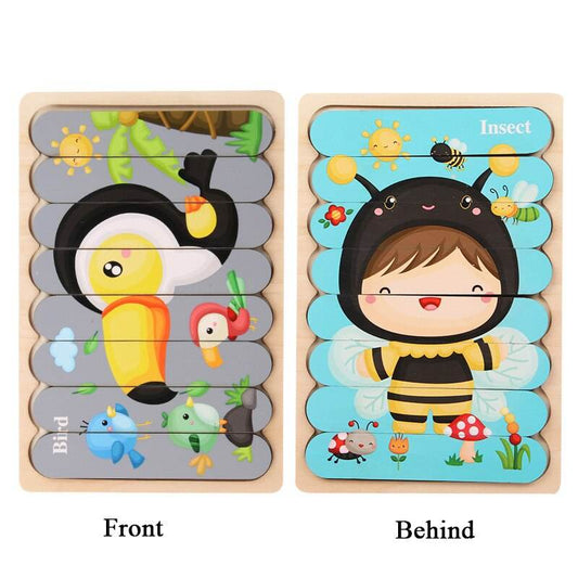 Engaging 3D Animal Puzzle - Fun Educational Wooden Toy for Kids - ToylandEU