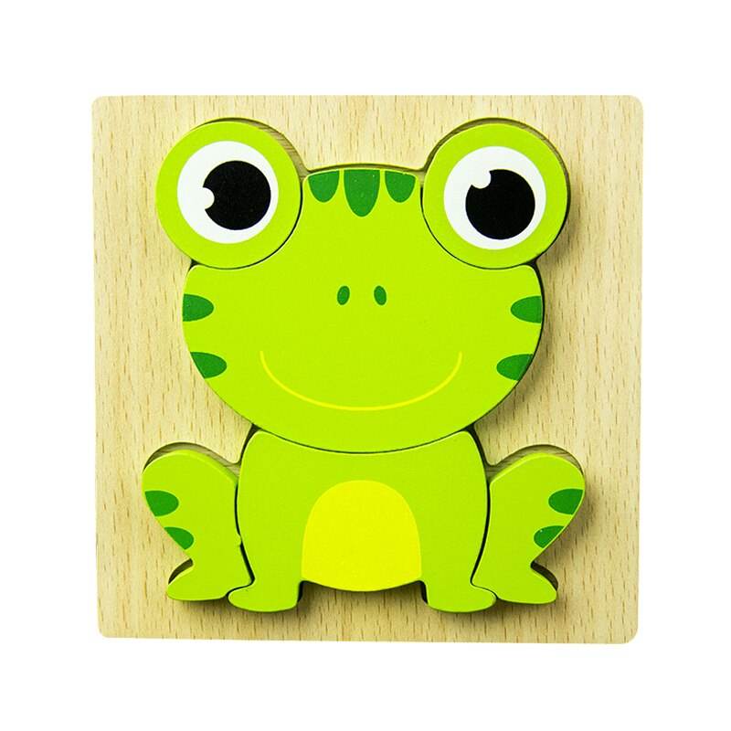 Engaging 3D Animal Puzzle - Fun Educational Wooden Toy for Kids - ToylandEU
