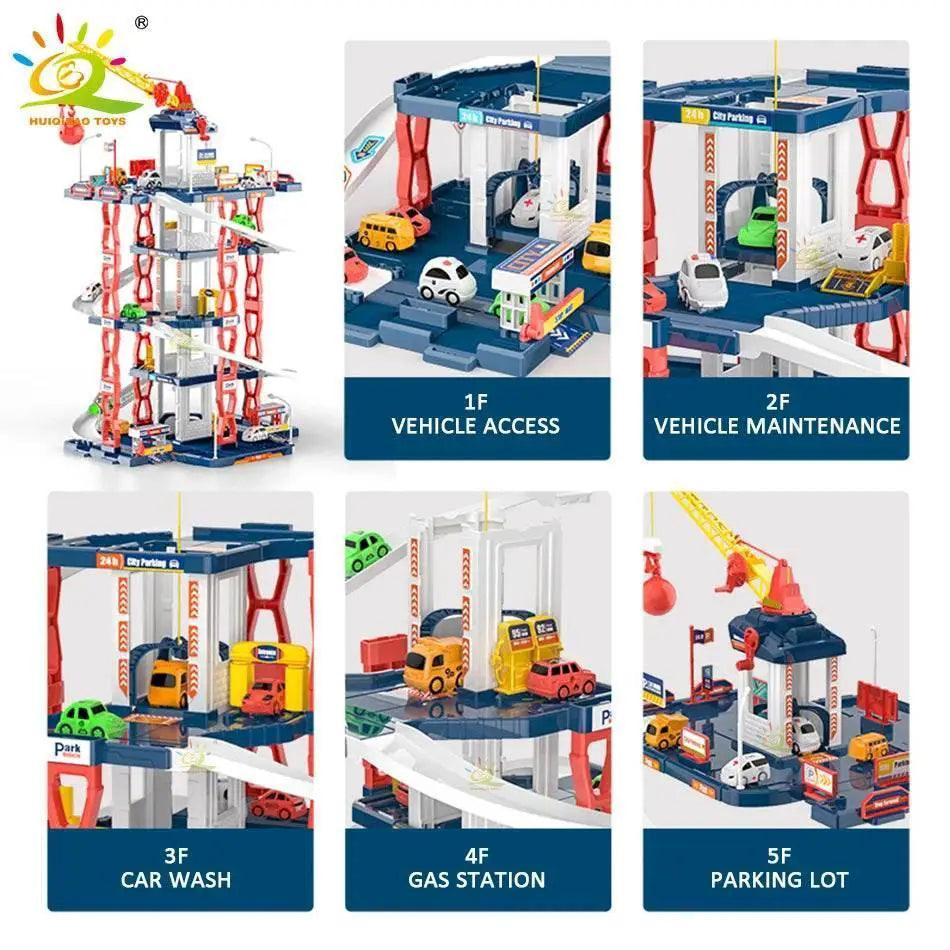  Engaging Car Parking Kit Multi Layer Track Toyland EU -  ToylandEU™