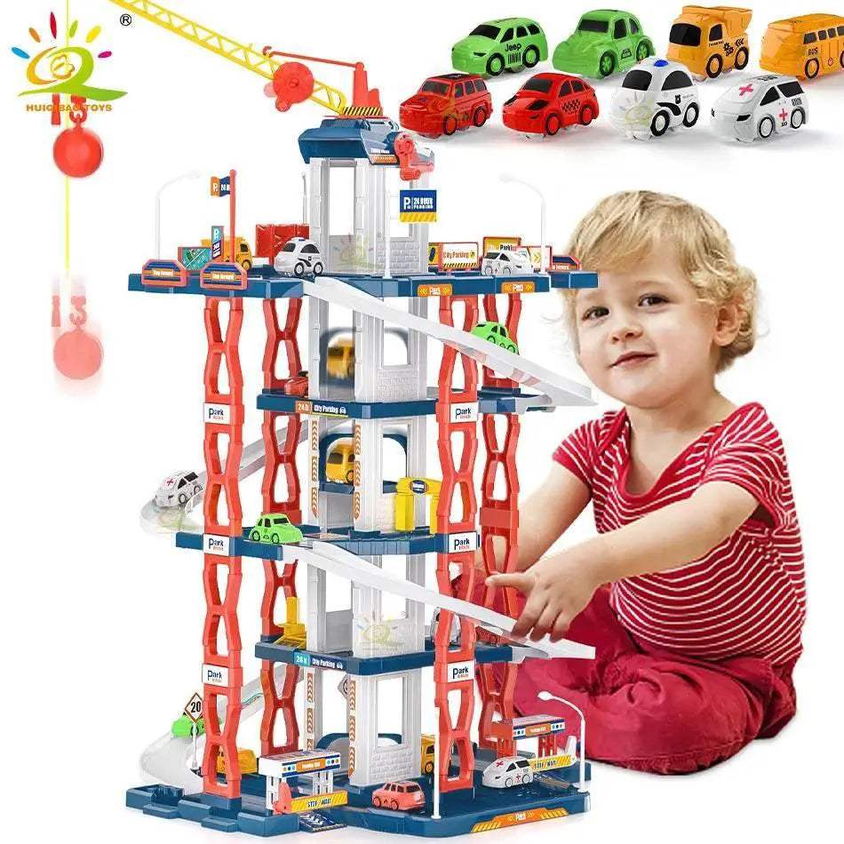  Engaging Car Parking Kit Multi Layer Track Toyland EU -  ToylandEU™