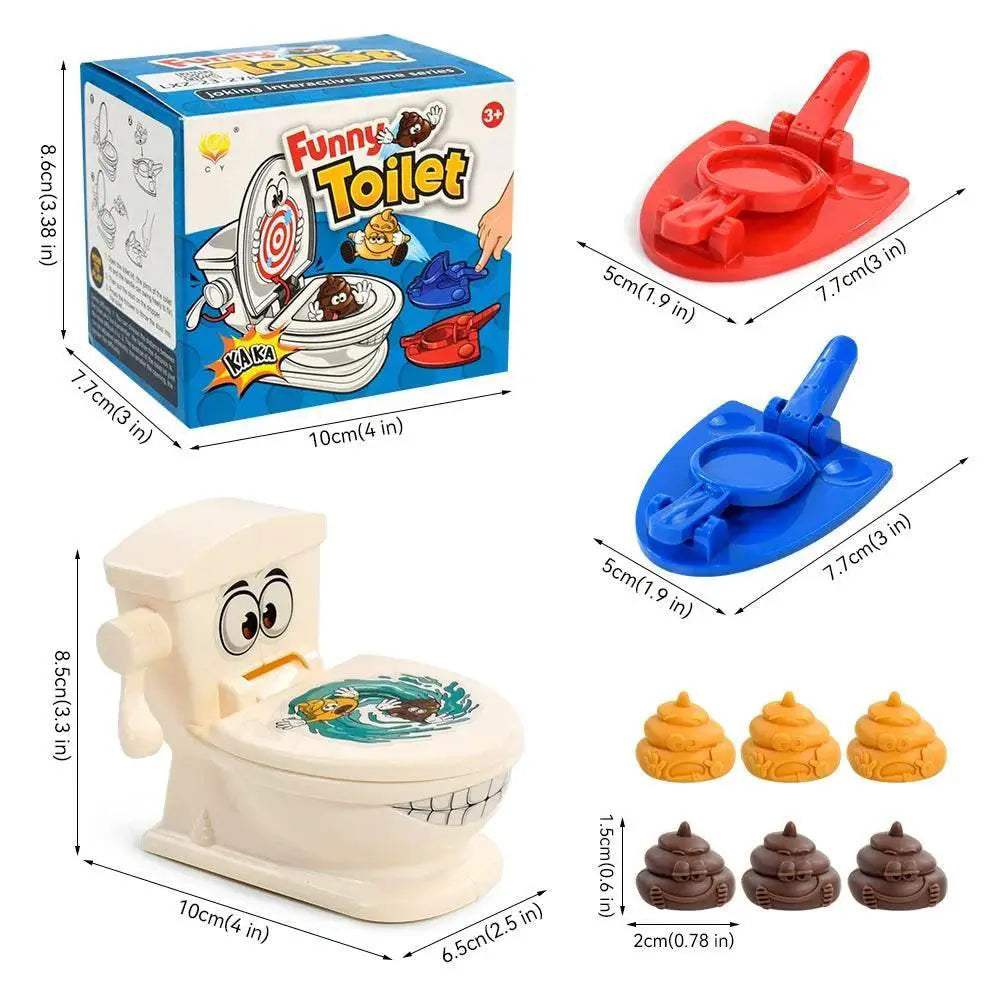 Engaging Desktop Game Two Player Catapult Toilet For Kids - ToylandEU