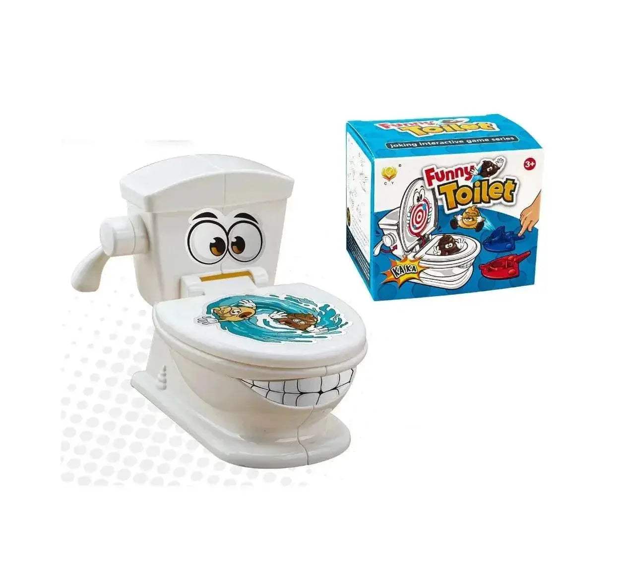 Engaging Desktop Game Two Player Catapult Toilet For Kids - ToylandEU