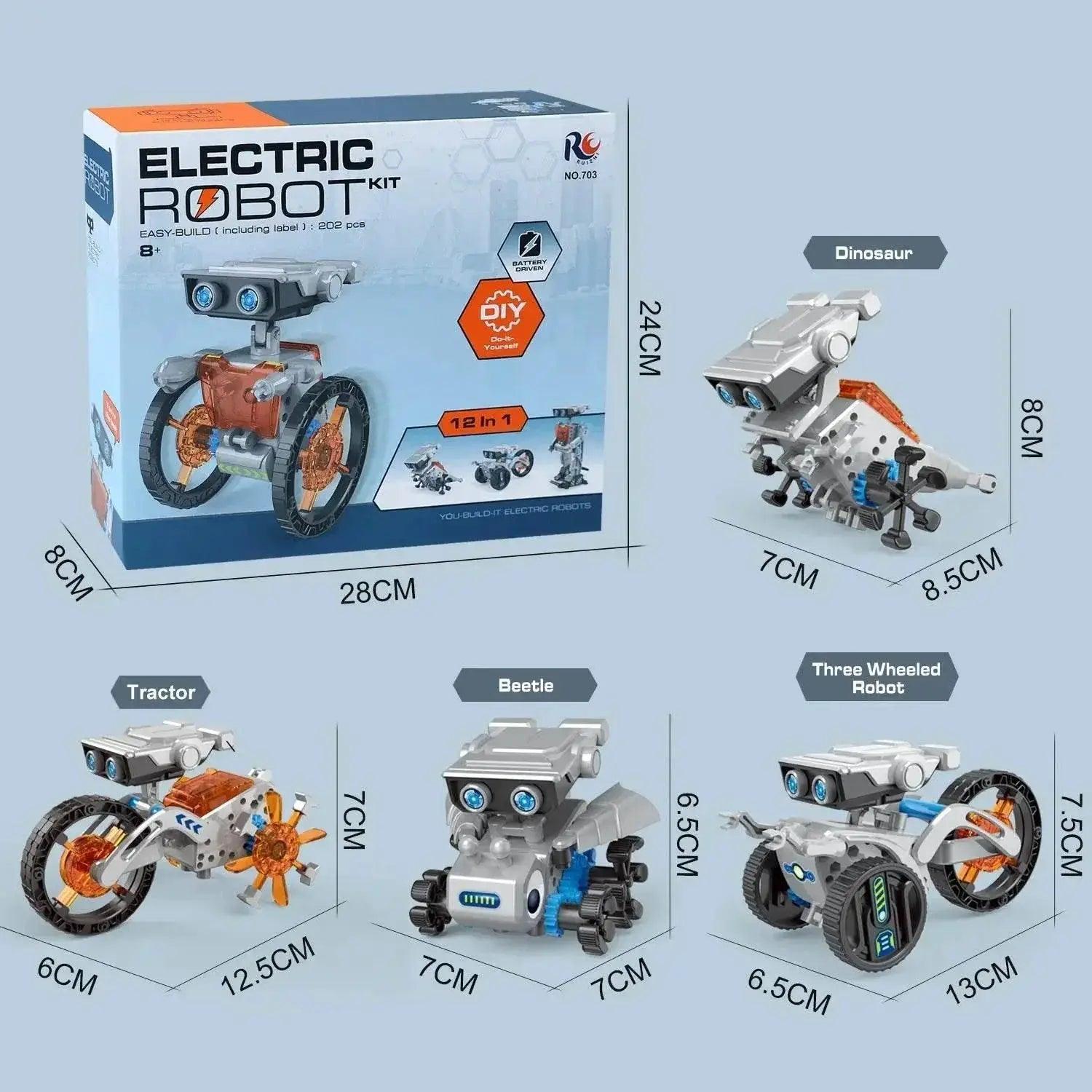  Engaging Educational Robot 12 In 1 Kit Toyland EU -  ToylandEU™