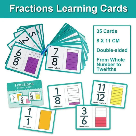  Engaging Graphical Fractions Card Set Toyland EU -  ToylandEU™