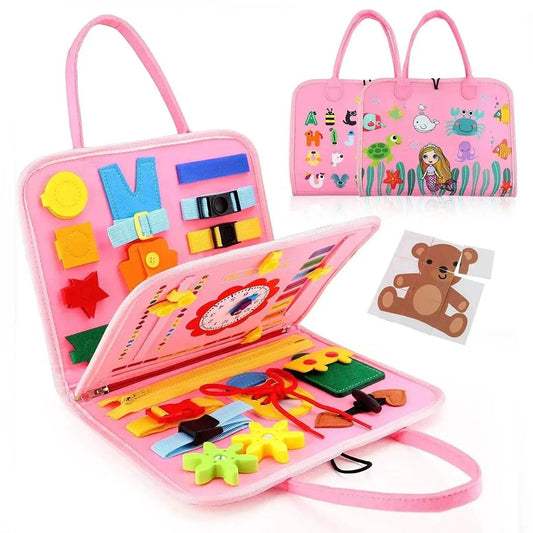  Engaging Montessori Busy Board for Kids - 16 Activities -  ToylandEU™
